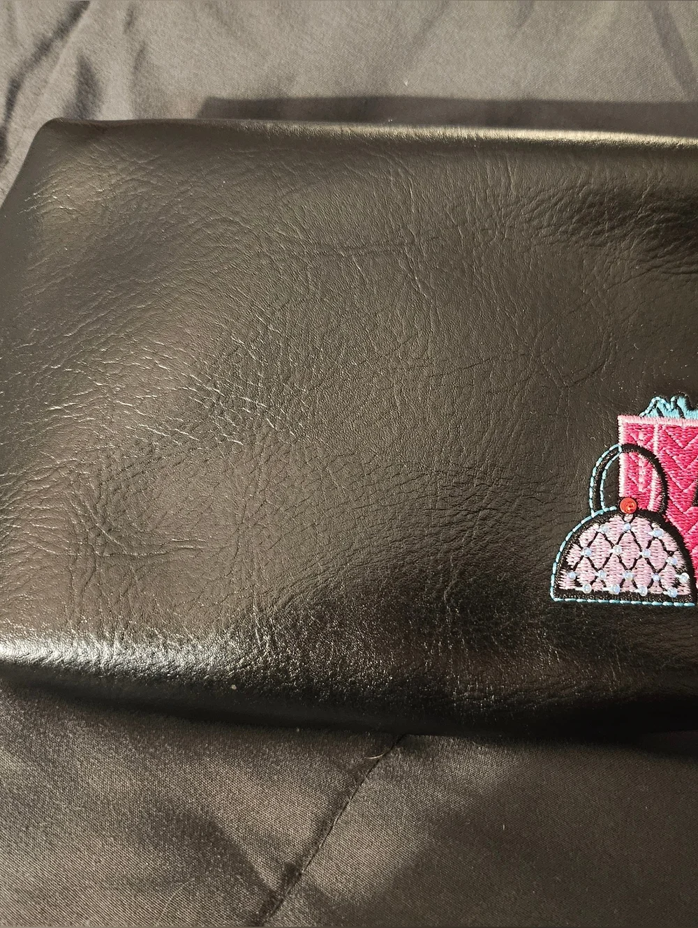 MARY KAY GIRLFRIEND Small Makeup Cosmetic Travel Bag Pouch Black & Pink